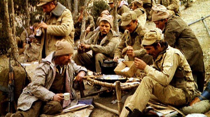 Бойцы отряда «Каскад» КГБ СССР на привале. Афганистан. Фото 1980-х годов